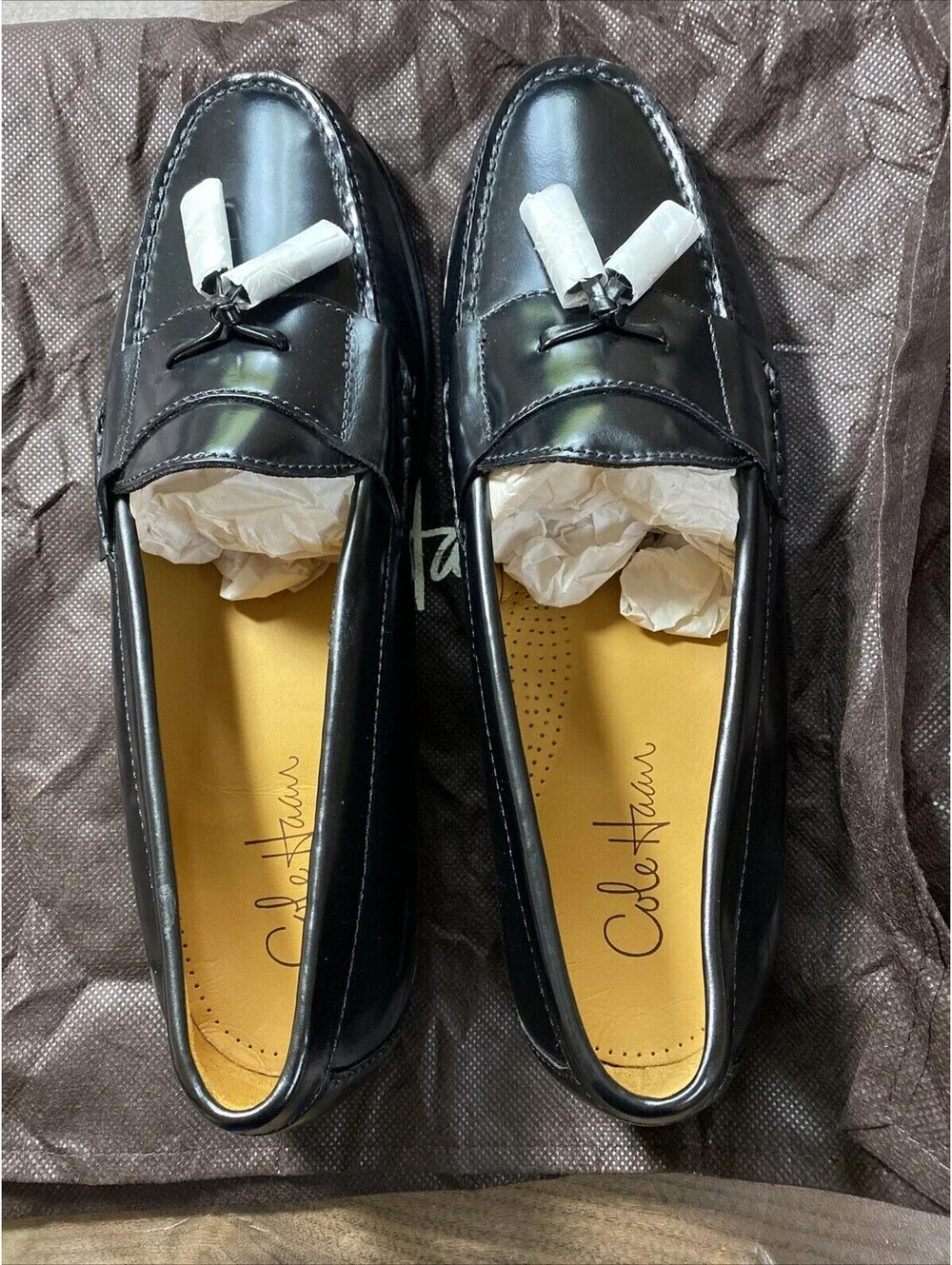 Men’s Cole Haan Pinched Tassel Black 11.5D #03506